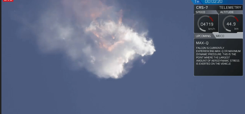 Illustration for article titled Sigue en directo el nuevo intento de aterrizaje del cohete Falcon 9